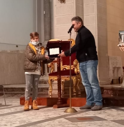 Giovanni Zona vincitore del concorso "Il presepe per le vie del borgo"